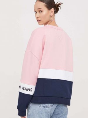 Bluză Tommy Jeans roz