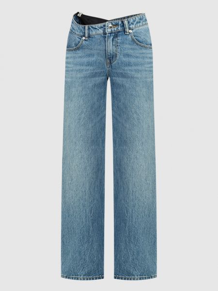Прямые джинсы Alexander Wang голубые