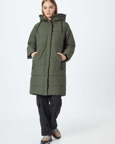 Žieminis paltas Didriksons žalia
