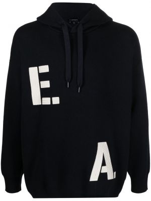 Strick hoodie Emporio Armani