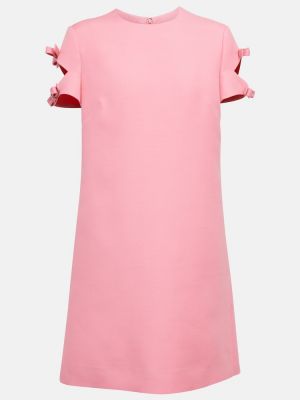 Růžové šaty s mašlí Valentino
