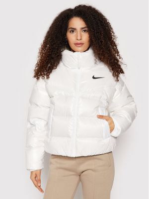 Pernata jakna bootcut Nike bijela