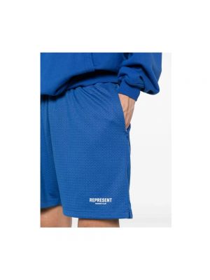 Pantalones cortos de tela jersey Represent azul