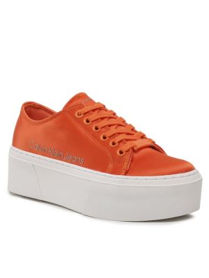 Sneakers Calvin Klein Jeans arancione