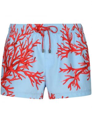 Trykt shorts Dolce & Gabbana blå