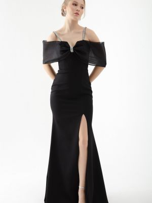 Mrežasta večernja haljina Lafaba crna