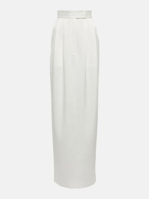 Σατέν maxi φούστα Alex Perry λευκό