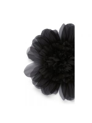 Broche de flores Nina Ricci negro