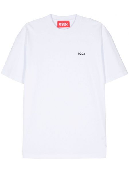 T-shirt aus baumwoll 032c weiß