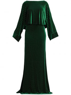 Drapované večerní šaty Tadashi Shoji zelené