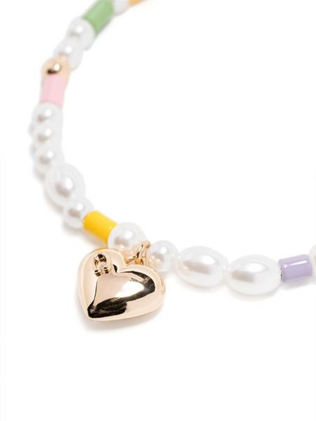 Bracelet avec perles de motif coeur Coach