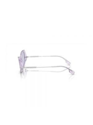 Okulary przeciwsłoneczne Burberry fioletowe