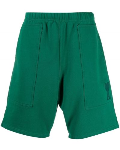 Pantalones cortos deportivos Ami Paris verde