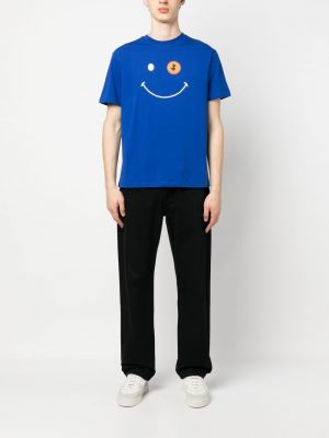 T-shirt mit print Save The Duck blau