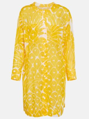 Tunika aus baumwoll mit print Eres gelb