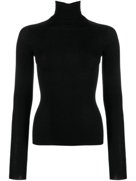 Volneni pulover Sportmax črna