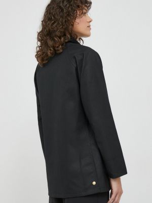 Bavlněná bunda Barbour černá