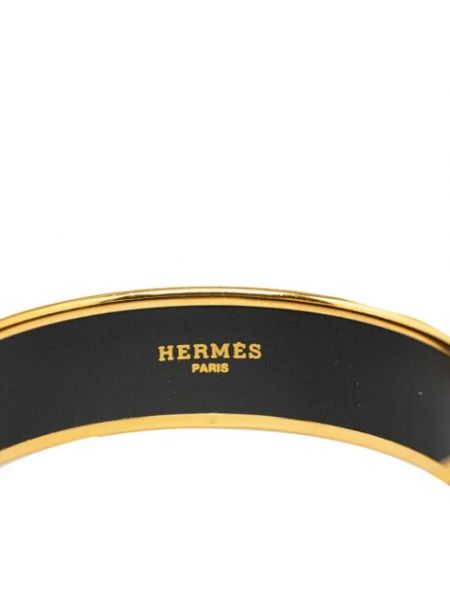 Brazalete de oro retro Hermès Vintage azul