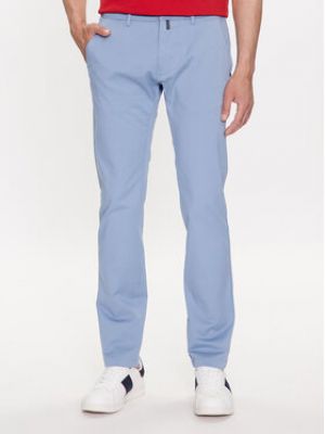 Pantalon chino slim Pierre Cardin bleu
