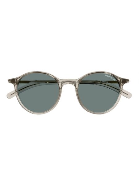 Okulary przeciwsłoneczne Montblanc beżowe