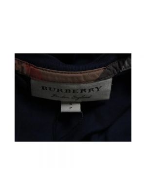 Top de algodón Burberry Vintage azul