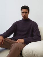 Фиолетовые мужские пуловеры