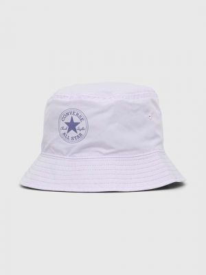 Двусторонняя шапка Converse фиолетовая