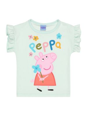 Peppa Pig Tričko  ružová / zmiešané farby / svetlozelená