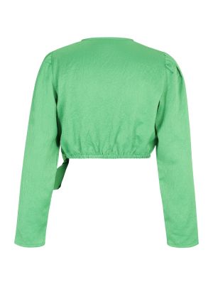 Блуза Pieces Petite зелено