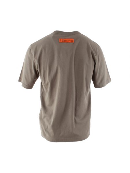 Camiseta de algodón Heron Preston gris