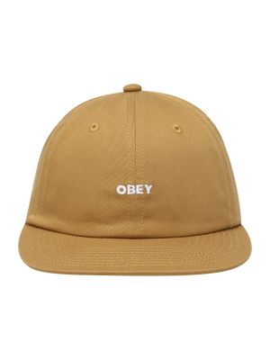 Cappello con visiera Obey bianco