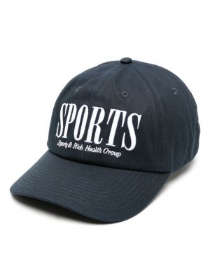 Medvilninis siuvinėtas kepurė su snapeliu Sporty & Rich