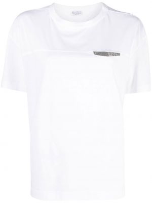 T-shirt Brunello Cucinelli bianco