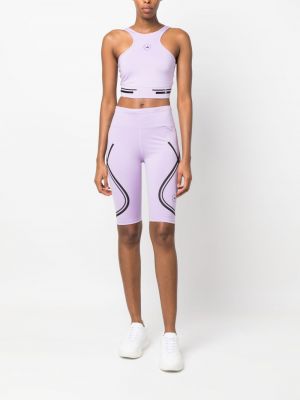 Haut à imprimé Adidas By Stella Mccartney violet