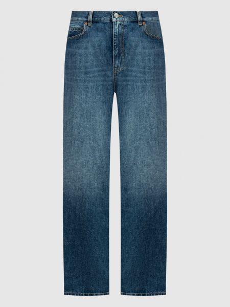 Прямые джинсы Valentino синие