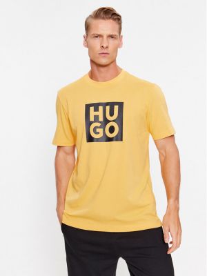 Тениска Hugo жълто