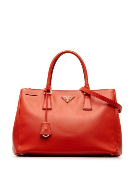 Τσάντα τσάντα με φερμουάρ Prada Pre-owned κόκκινο