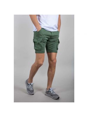 Pantalones cortos cargo Alpha Industries verde