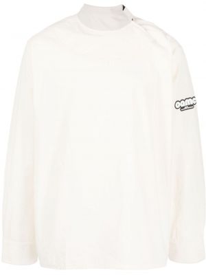 Βαμβακερό πουκάμισο Oamc λευκό