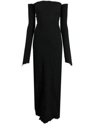 Μάξι φόρεμα Marc Le Bihan μαύρο