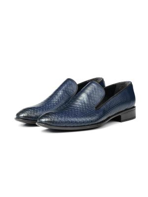 Pantofi loafer din piele Ducavelli albastru