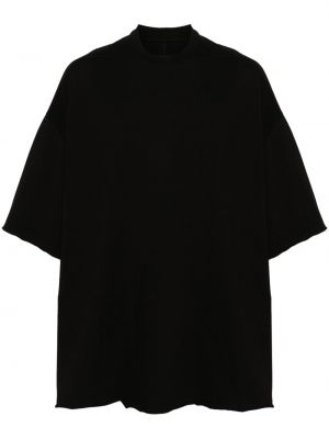 T-shirt aus baumwoll Rick Owens schwarz