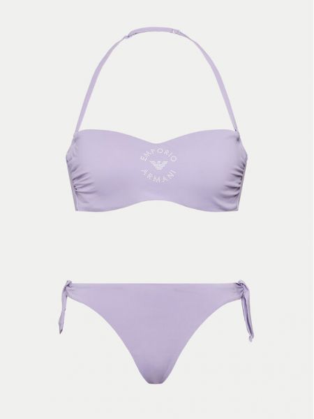 Bikinis Emporio Armani violetinė