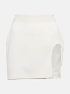 Asymetrické mini sukně Mã´not bílé