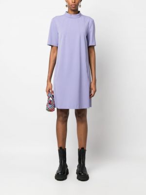 Mini šaty Moschino Jeans fialové