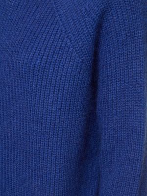 Suéter de cuello redondo de lana mohair Weekend Max Mara azul