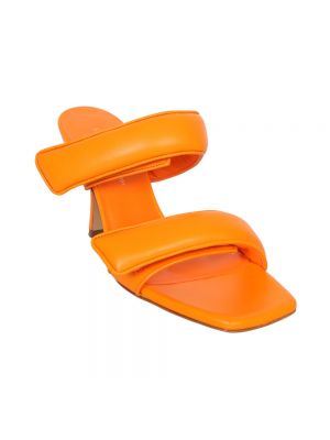 Calzado de cuero Gia Borghini naranja