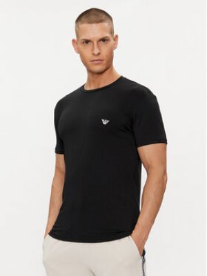 Slim fit tričko Emporio Armani Underwear černé