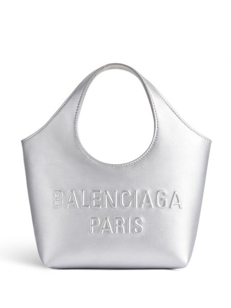 Шопинг чанта Balenciaga сребристо