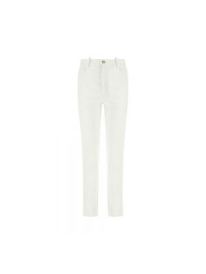 Białe jeansy skinny Ann Demeulemeester
